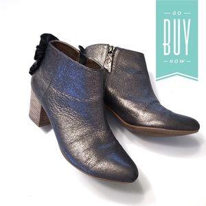 Miss Albright Metallic Ankle Boots
